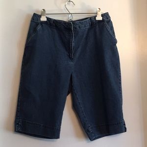 Trouser style Bermuda shorts